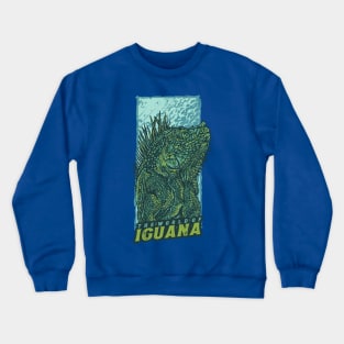 iguana hand drawn vintage Crewneck Sweatshirt